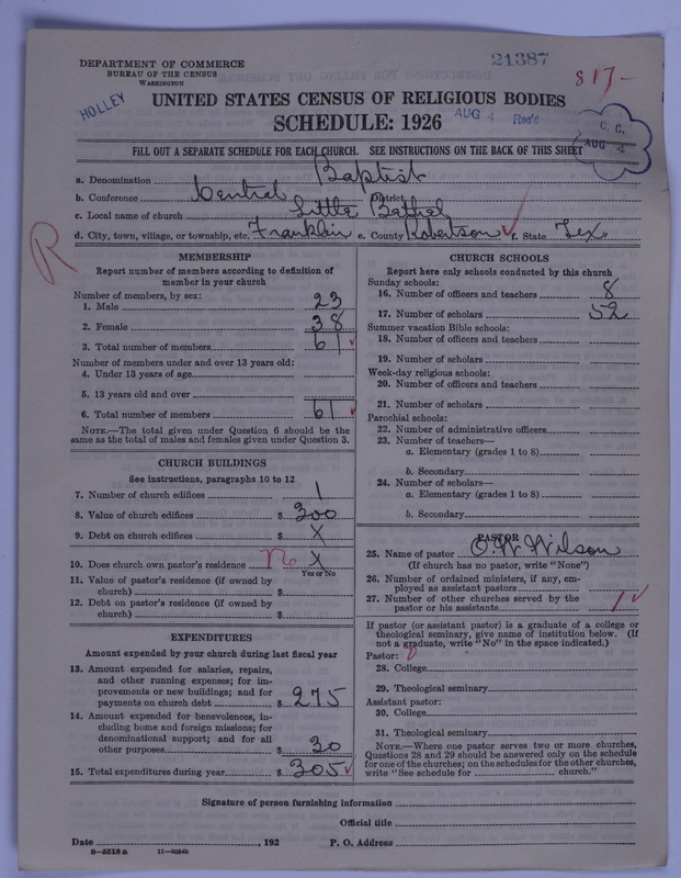 Scan of Negro Baptists: 21387