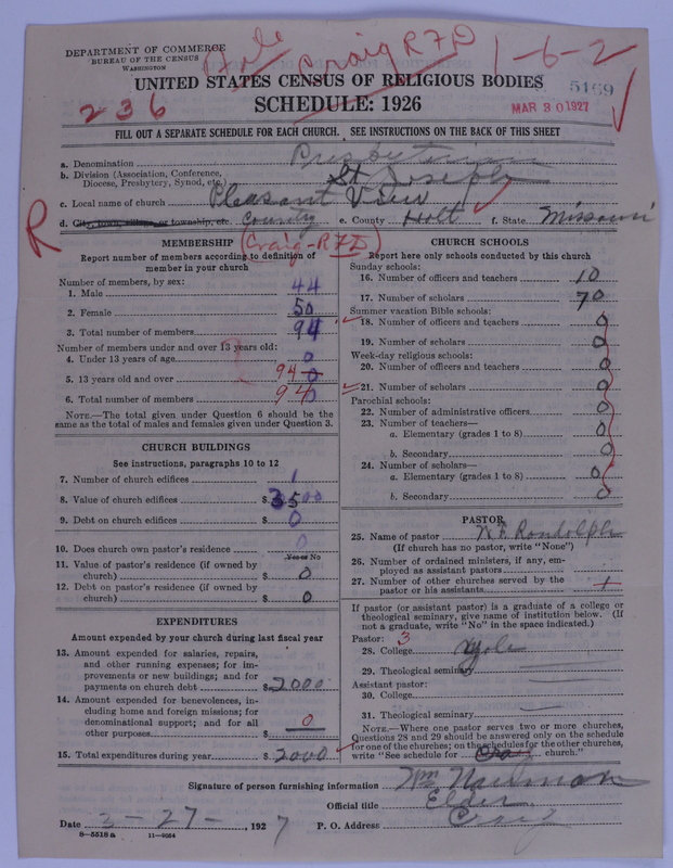 Scan of Presbyterian Church in the United States of America: 5169