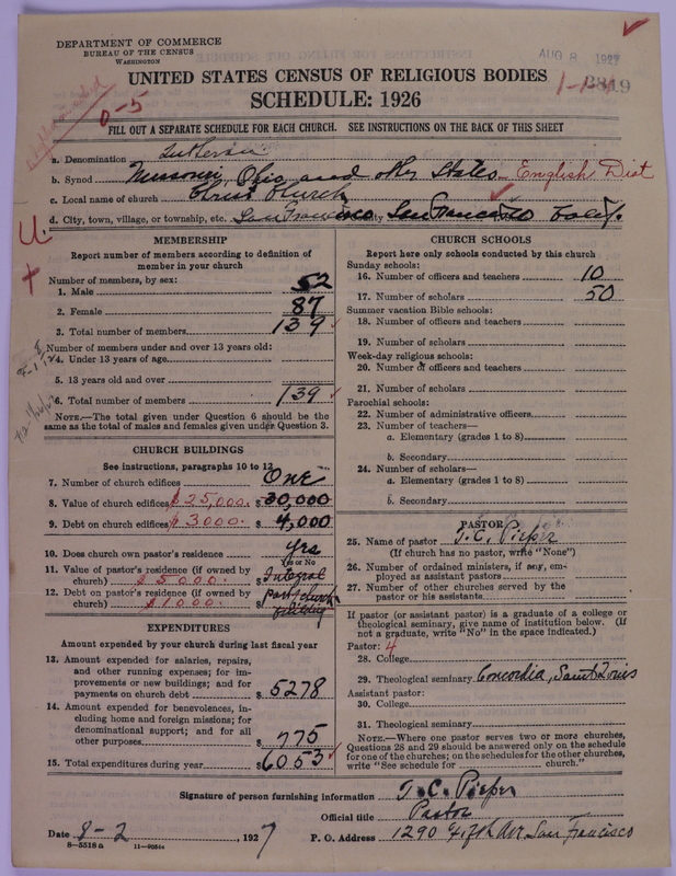 Scan of Evangelical Lutheran Synodical Conference of America: Evangelical Lutheran Synod of Missouri, Ohio, and Other States: 3819