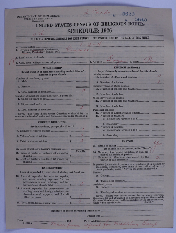 Scan of Methodist Episcopal Church: 5640