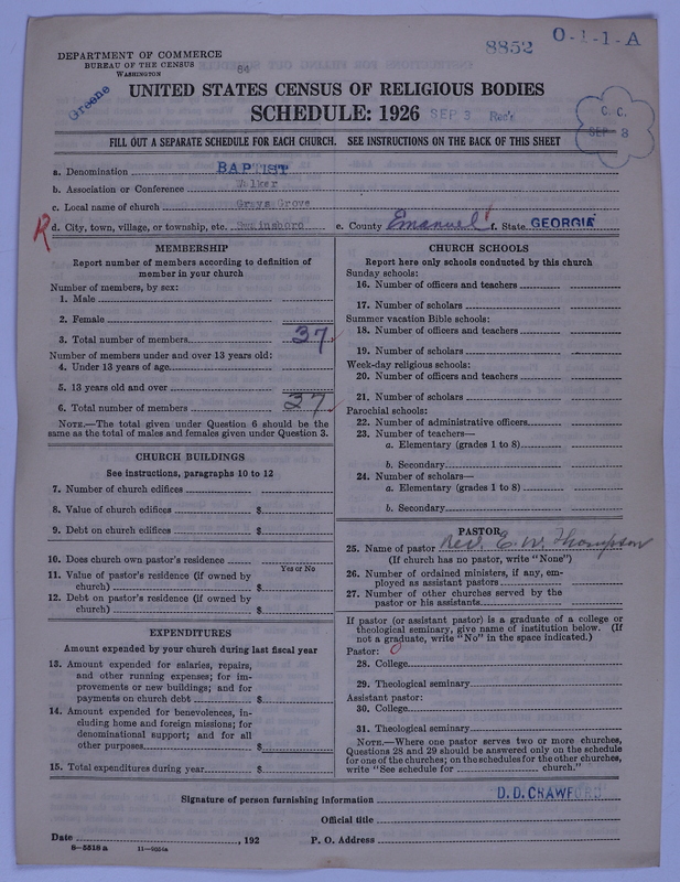 Scan of Negro Baptists: 8852