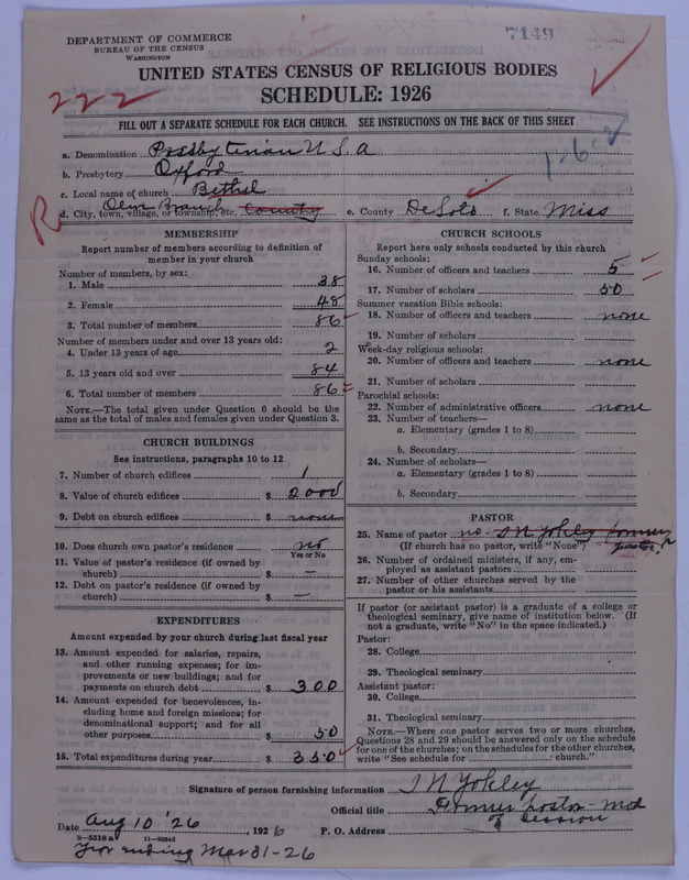 Scan of Presbyterian Church in the United States of America: 7149