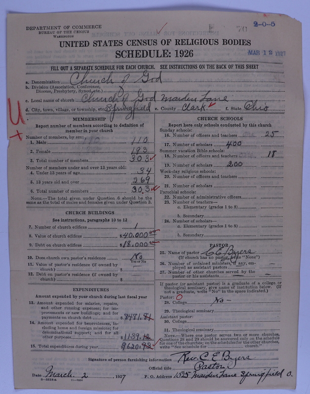 Scan of Church of God (Headquarters, Anderson, Ind.): 70