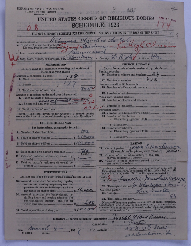 Scan of Reformed Church in the United States: 488