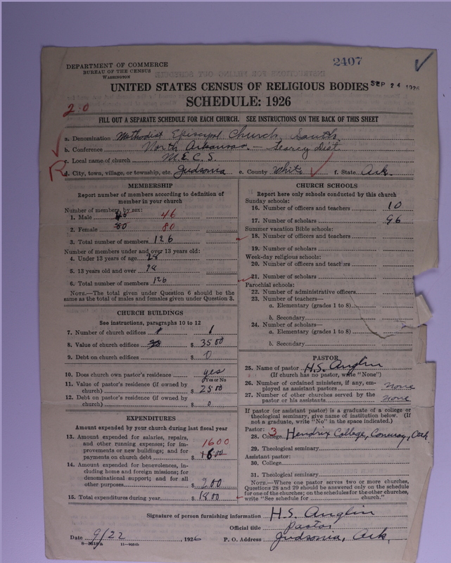 Scan of Methodist Episcopal Church, South: 2407