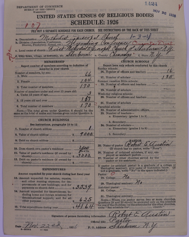 Scan of Methodist Episcopal Church: 1424