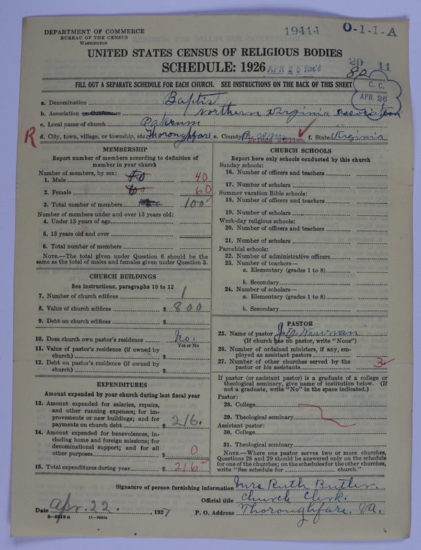 Scan of Negro Baptists: 19414