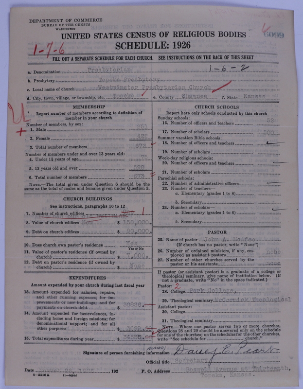 Scan of Presbyterian Church in the United States of America: 6099