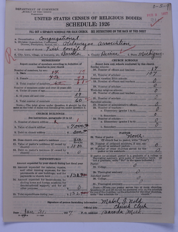 Scan of Congregational Churches: 2447