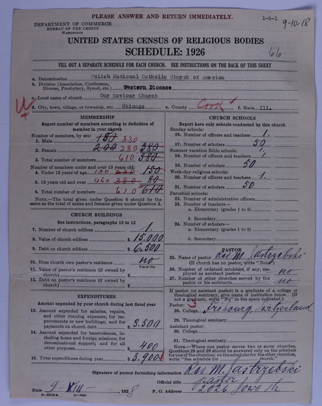 Scan of Polish National Catholic Church of America: 66