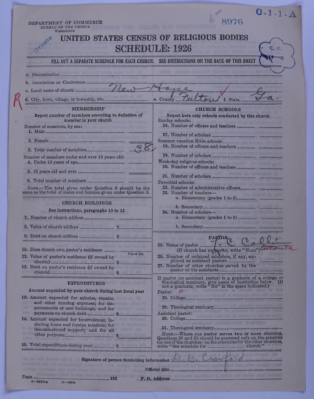Scan of Negro Baptists: 8976
