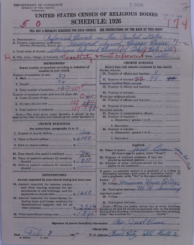 Scan of Reformed Church in the United States: 1268