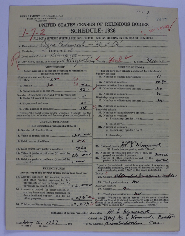 Scan of Presbyterian Church in the United States of America: 5957