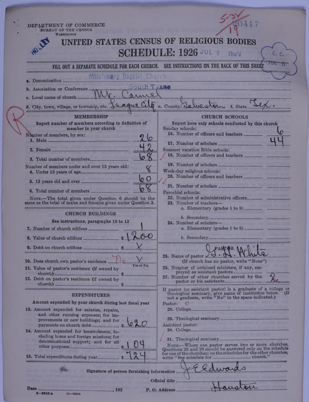 Scan of Negro Baptists: 20417