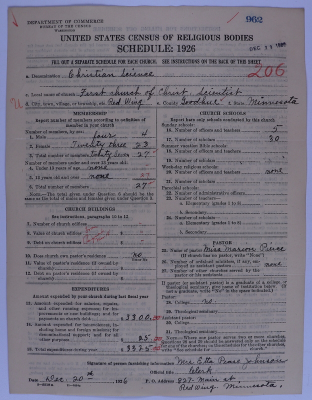 Scan of Church of Christ, Scientist: 962