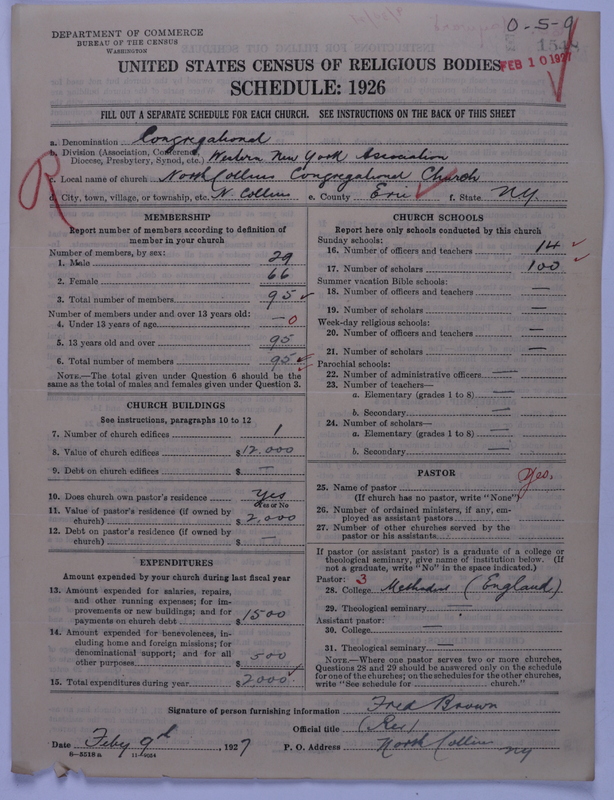 Scan of Congregational Churches: 1548