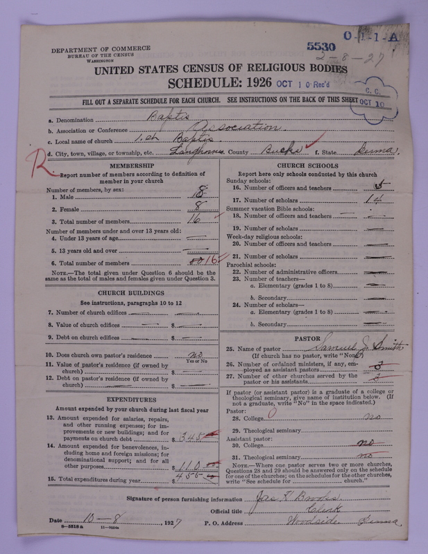 Scan of Negro Baptists: 5530