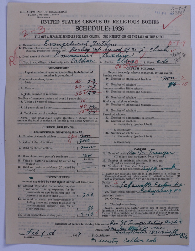 Scan of United Lutheran Church in America: 3552