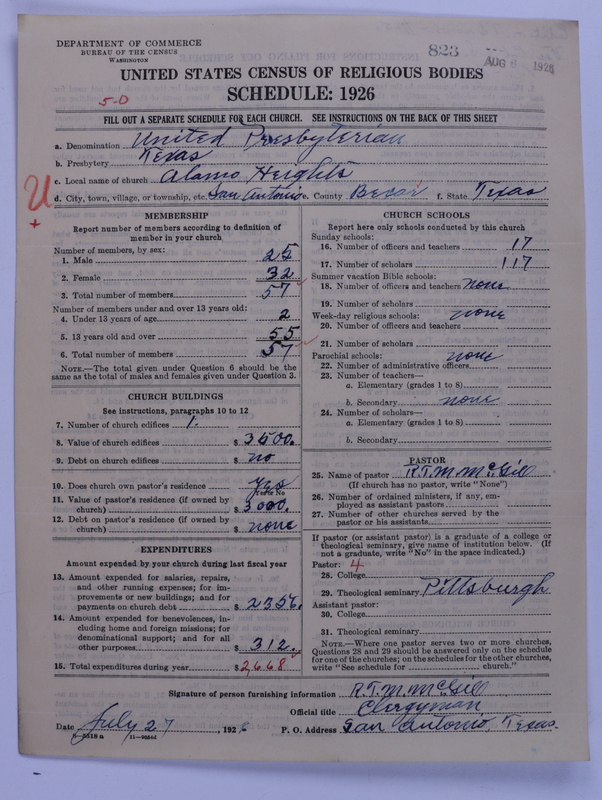 Scan of United Presbyterian Church of North America: 823