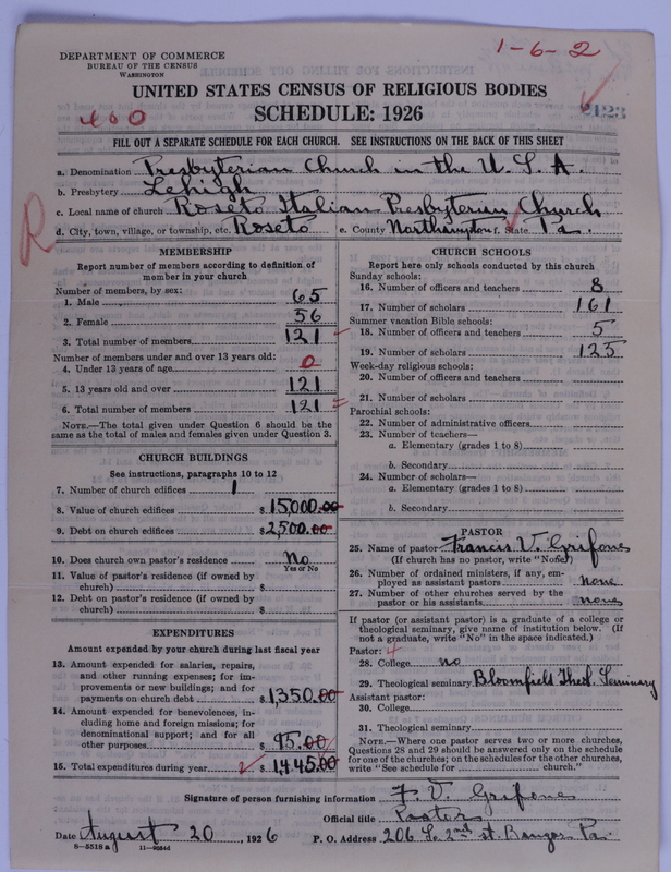 Scan of Presbyterian Church in the United States of America: 2123