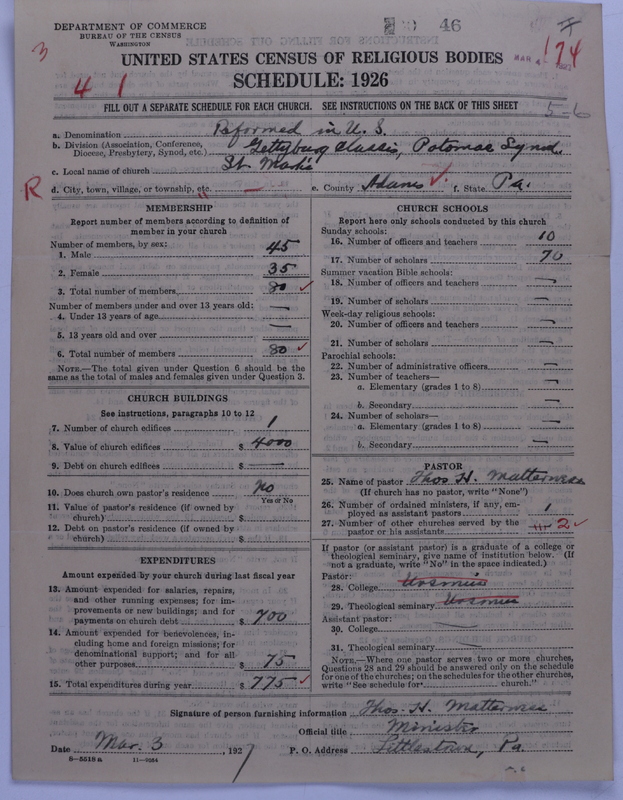 Scan of Reformed Church in the United States: 46