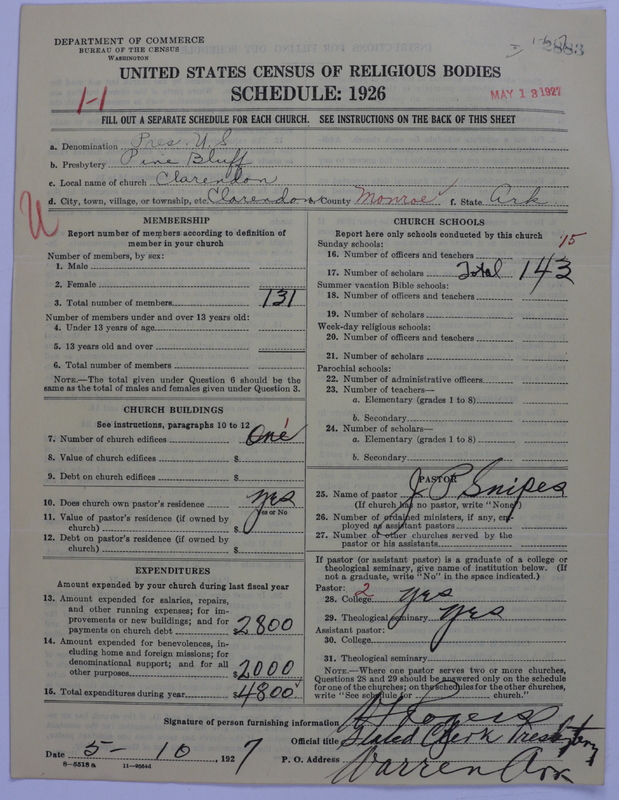 Scan of Presbyterian Church in the United States: 2883