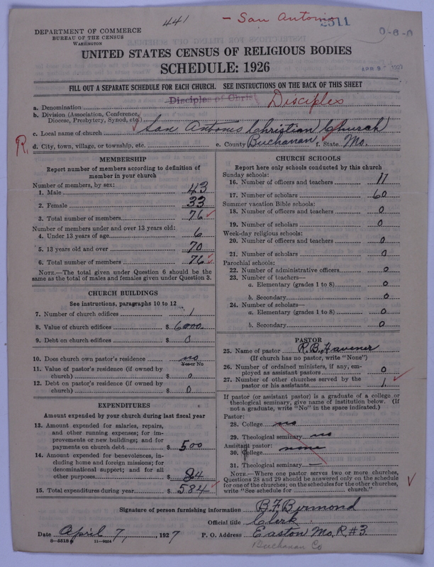 Scan of Disciples of Christ: 2511