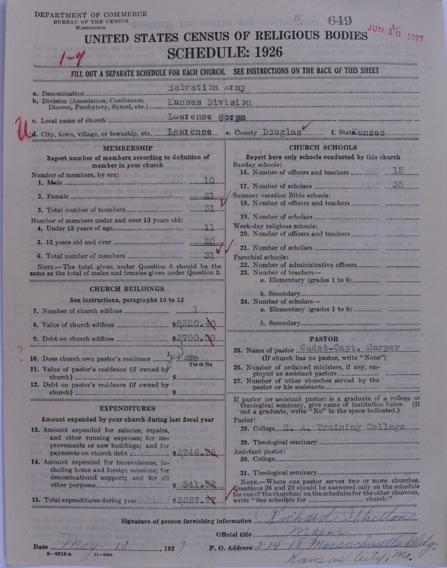 Scan of Salvation Army: 649
