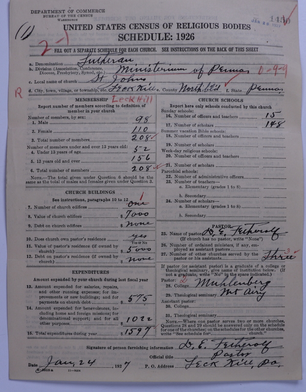 Scan of United Lutheran Church in America: 1450