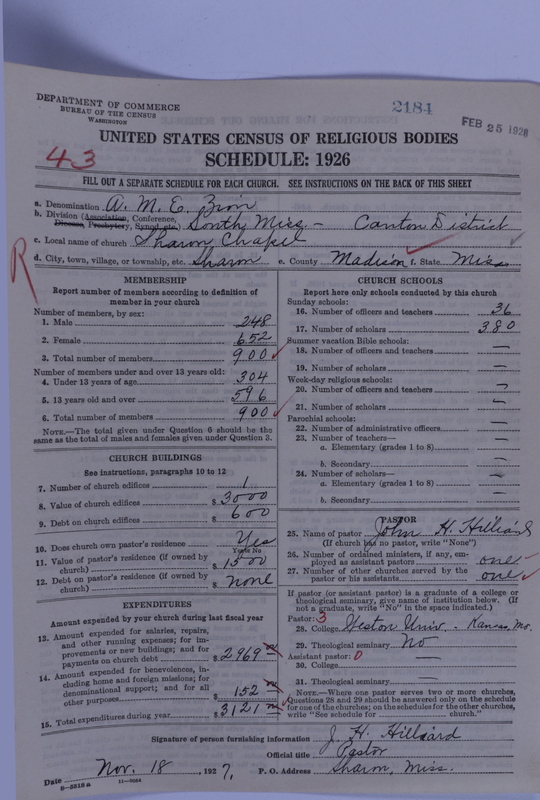Scan of African Methodist Episcopal Zion Church: 2184