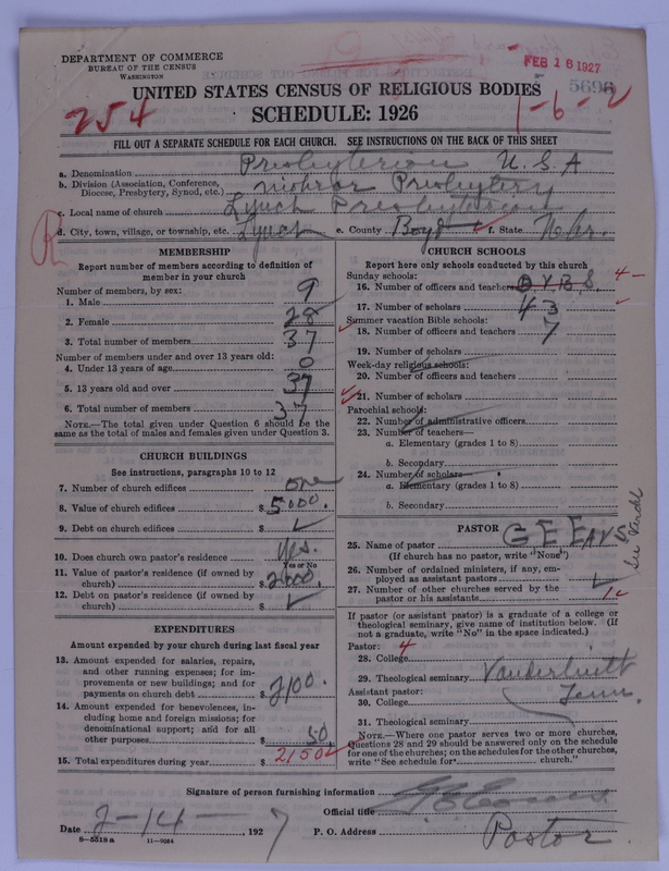 Scan of Presbyterian Church in the United States of America: 5696