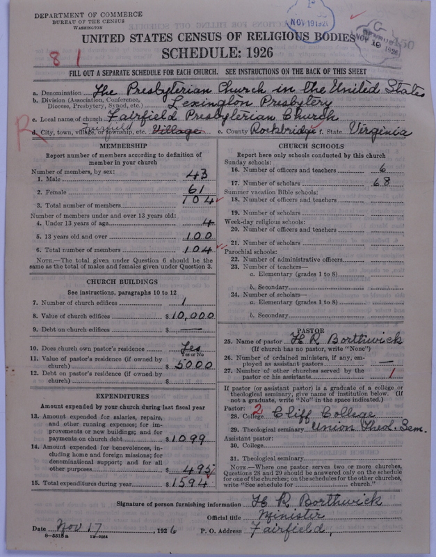 Scan of Presbyterian Church in the United States: 450