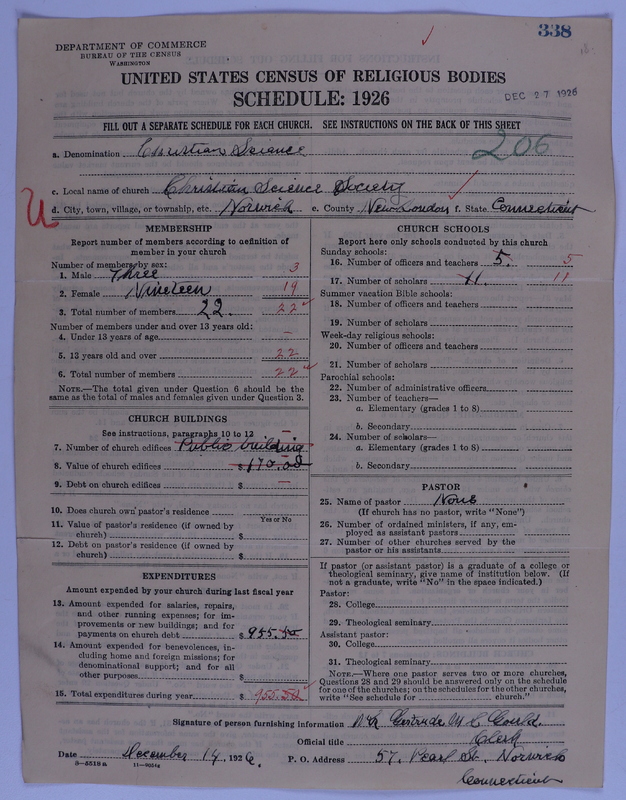 Scan of Church of Christ, Scientist: 338