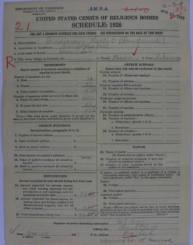 Scan of Landmark Baptist of America: 292