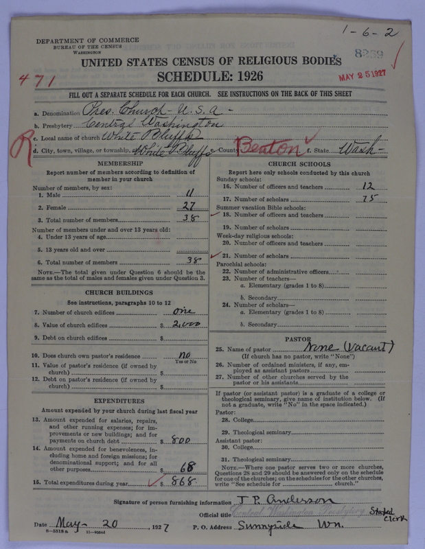 Scan of Presbyterian Church in the United States of America: 8269
