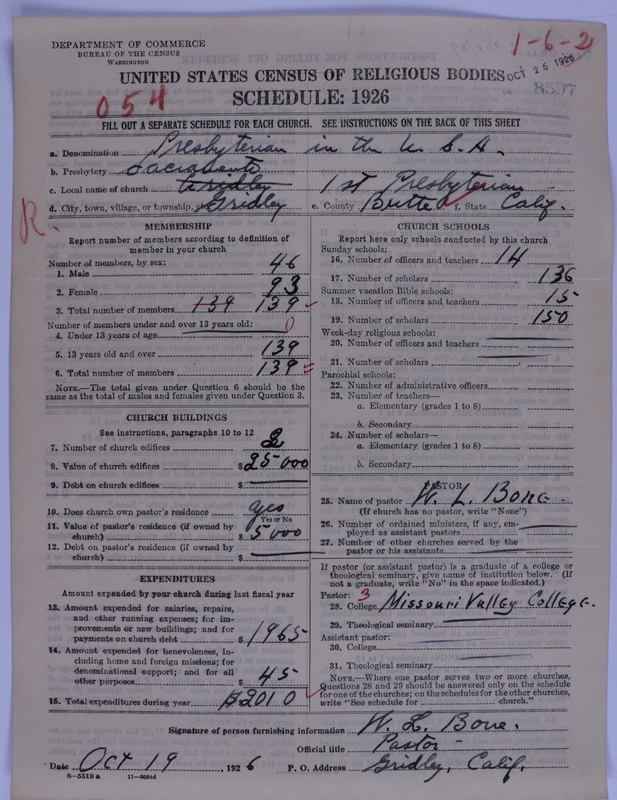 Scan of Presbyterian Church in the United States of America: 8597
