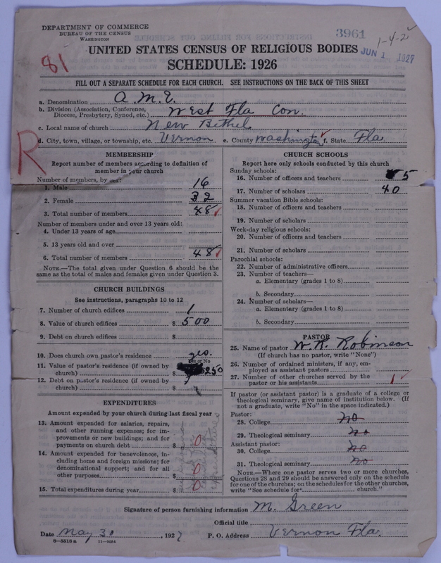 Scan of African Methodist Episcopal Church: 3961