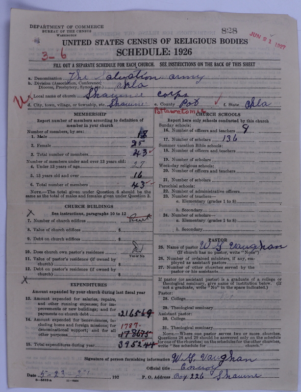 Scan of Salvation Army: 828