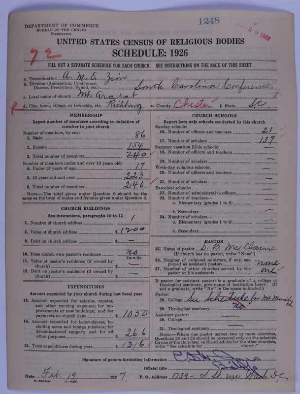 Scan of African Methodist Episcopal Zion Church: 1248