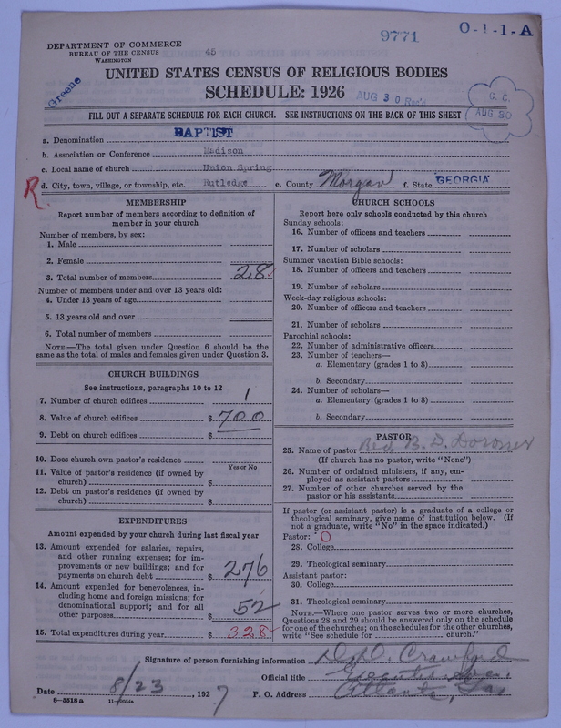 Scan of Negro Baptists: 9771