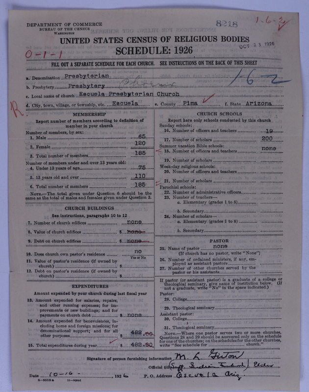 Scan of Presbyterian Church in the United States of America: 8218
