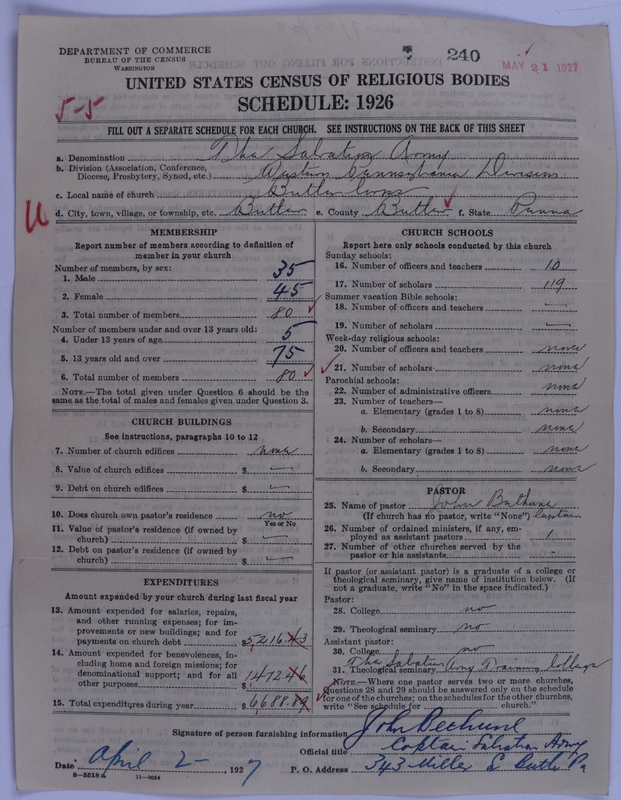 Scan of Salvation Army: 240