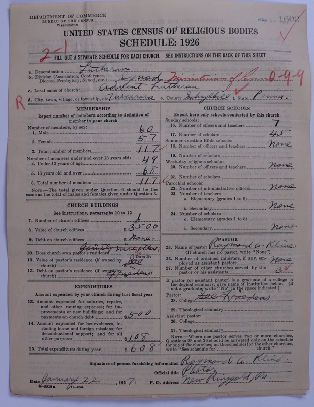 Scan of United Lutheran Church in America: 1602
