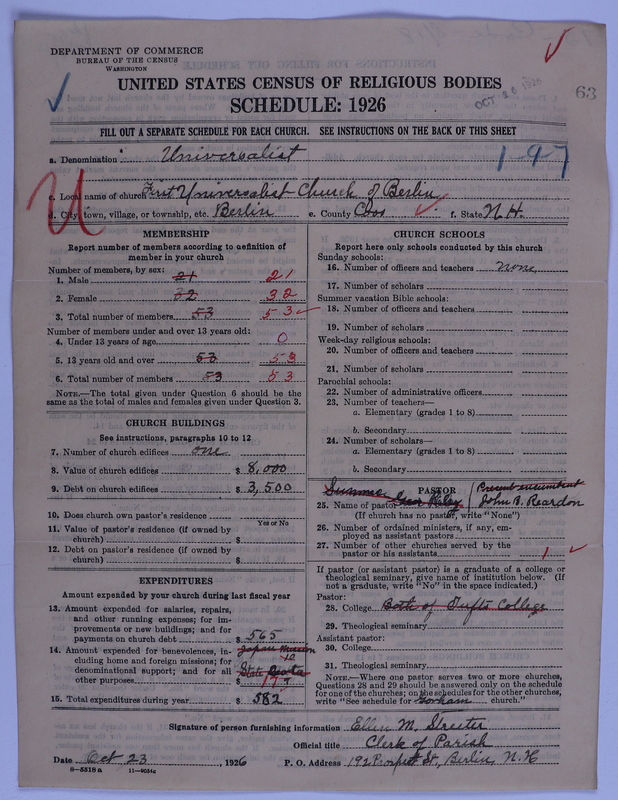 Scan of Universalist Church: 63