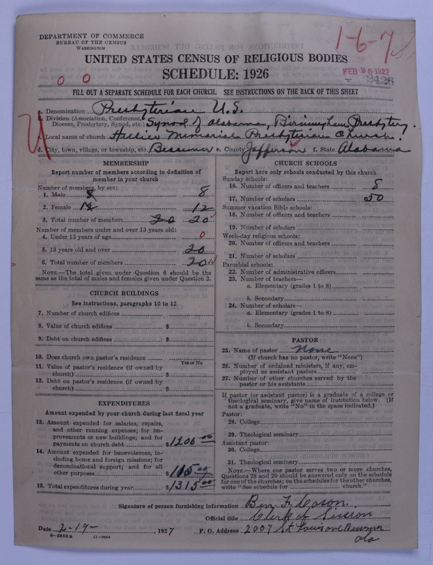 Scan of Presbyterian Church in the United States: 2426