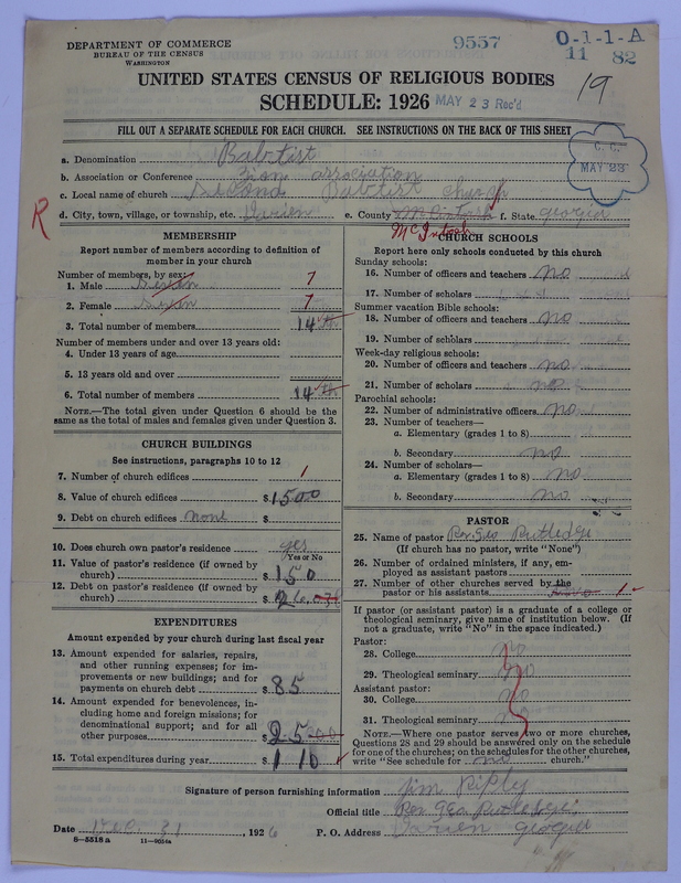 Scan of Negro Baptists: 9557