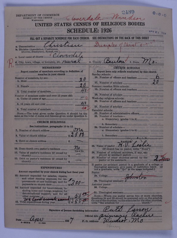 Scan of Disciples of Christ: 2489