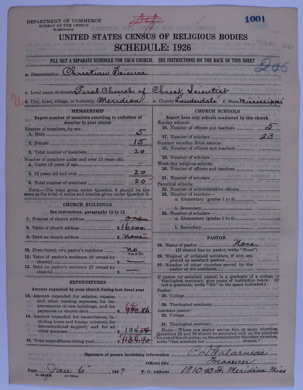 Scan of Church of Christ, Scientist: 1001