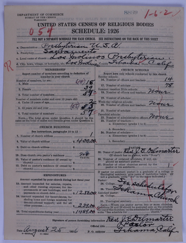 Scan of Presbyterian Church in the United States of America: 8889