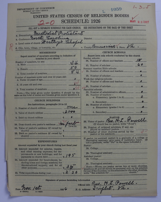 Scan of Methodist Protestant Church: 1059